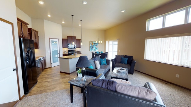 Maple Grove Living Room & Kitchen - Maple Grove Townhomes
