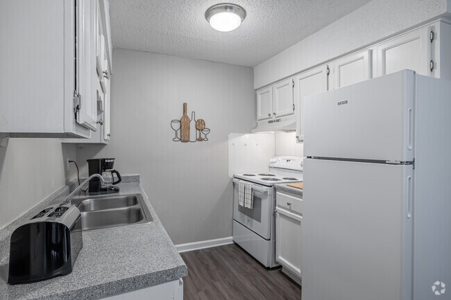 1 HAB, 1 BA - 645 ft² - Cocina - Residences at Overlook