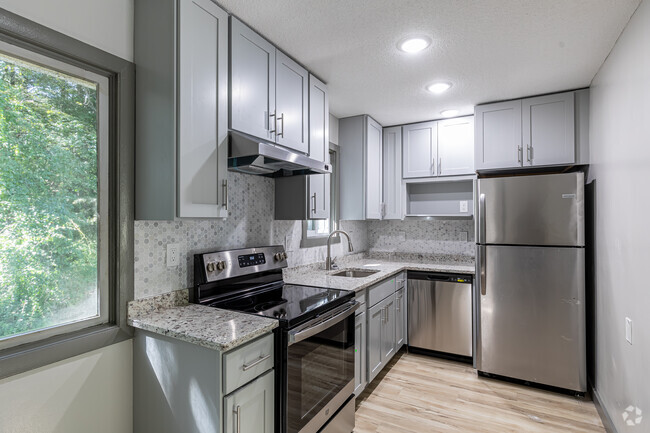 2HAB, 1BA - Cocina - Birch Hill Apartments