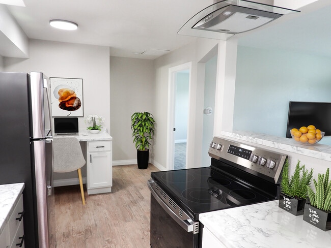 Desk is in select units - Lake View Shores Apartments