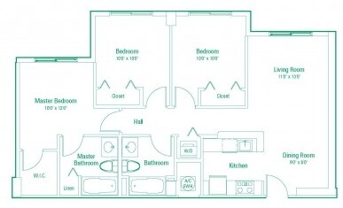 3BR/2BA - The Emerald
