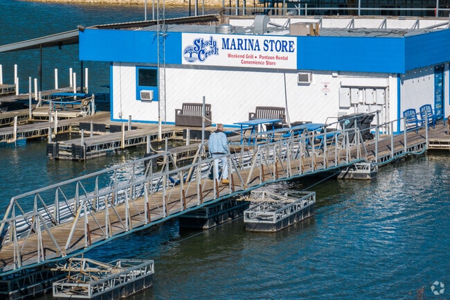 Shady Creek Marina is a popular boating dock in El Dorado.