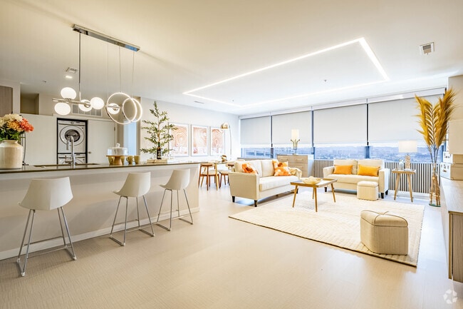 2B open concept living room - The Deneau