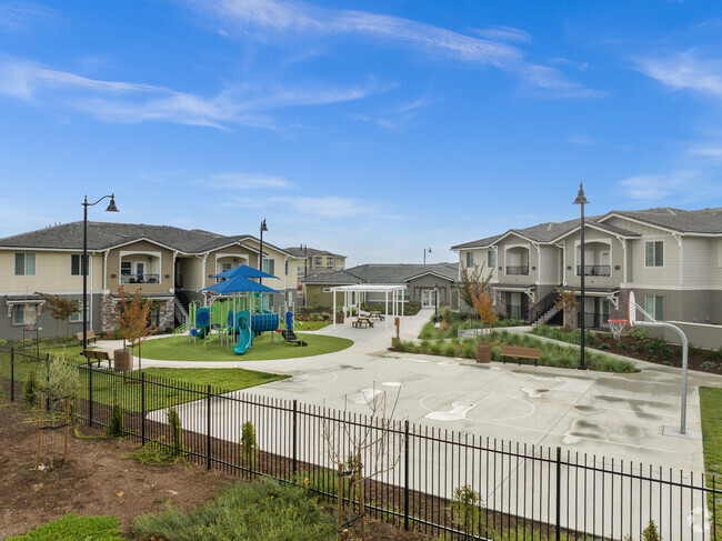 Playground- half baksetball court - Glen Loma Ranch