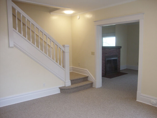 Dining room (12' x 13'3") and stairwell to second floor. - 14 E Weber Ave