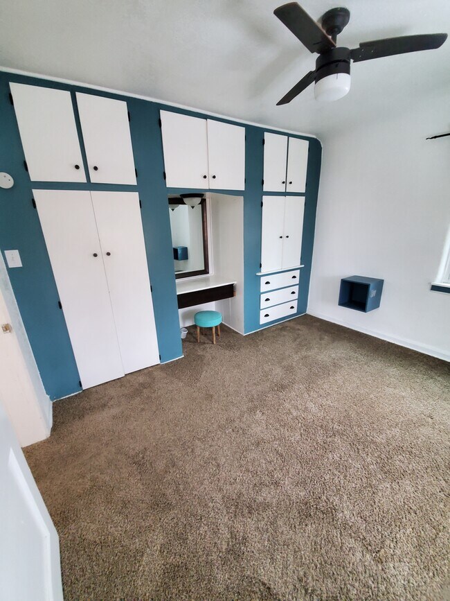 Master Bedroom with Built In Closets - 5555 Alcott St