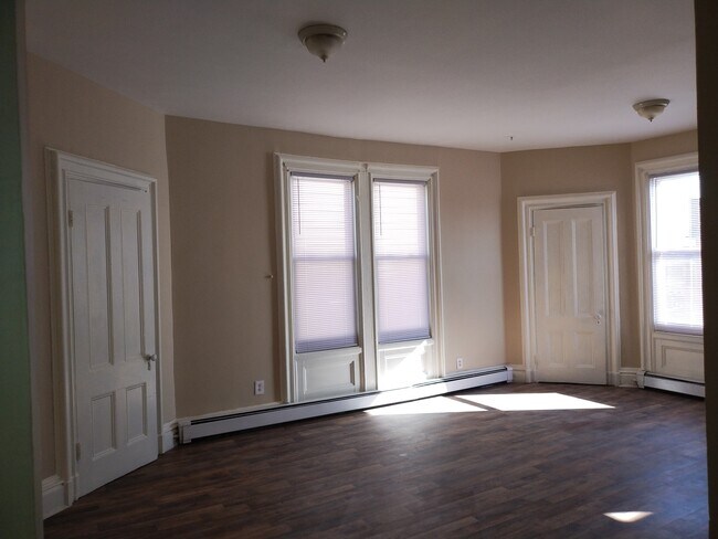 Living room. Two closets in picture - 17 Linden St