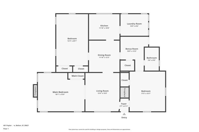 Foto del edificio - Timeless 3-Bedroom Charm in Belton, SC