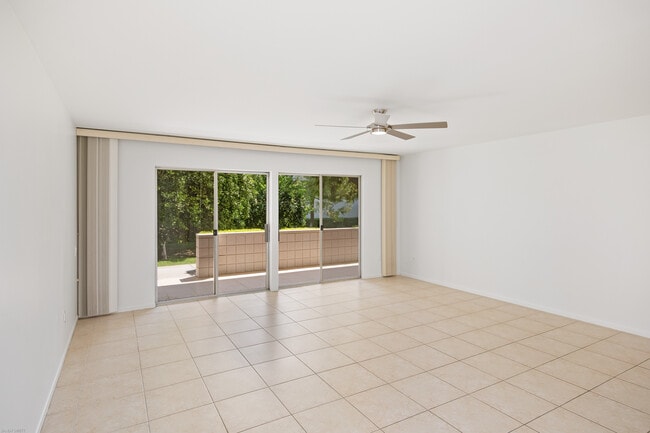 Patio out to citrus trees - 2300 S Palm Canyon Dr