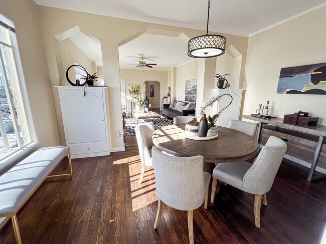 Built-in Cabinets in Dining Room - Bellevue Towers