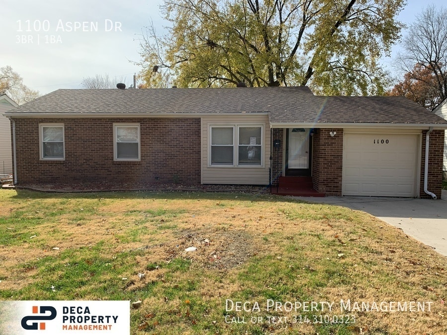 3 Bedroom House House Rental in Florissant, MO