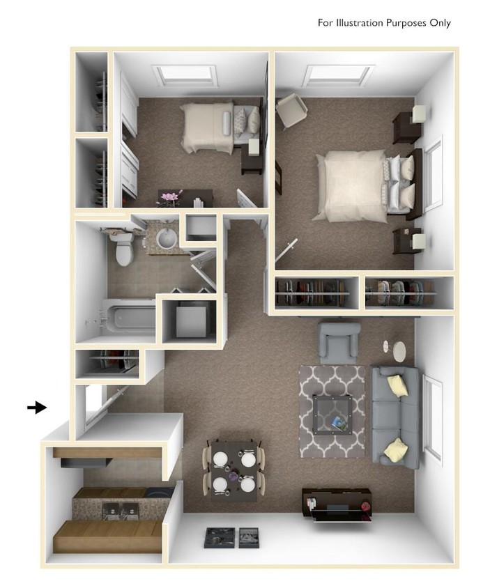 Floorplan - Secor Chateau A 55 & Over Community