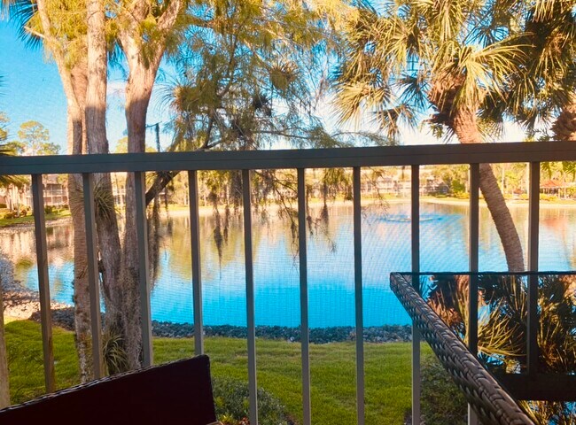 big balcony with stunning lake view - 2372 Hidden Lake Dr