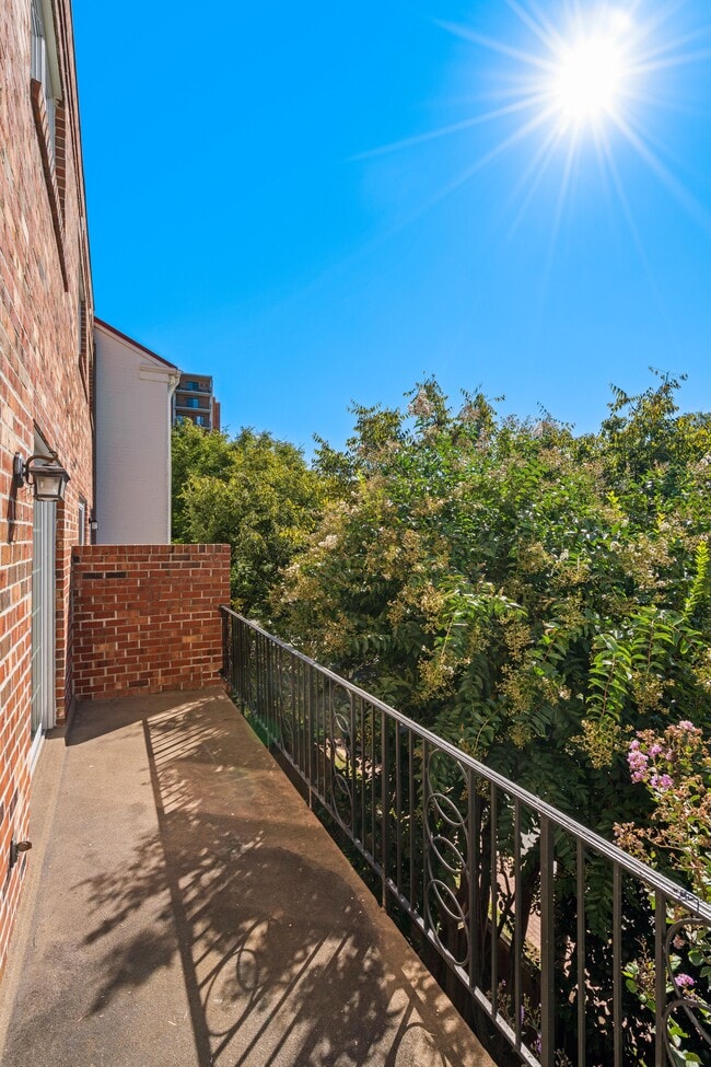 Balcony off of Living Room - 3289 Sutton Plz NW