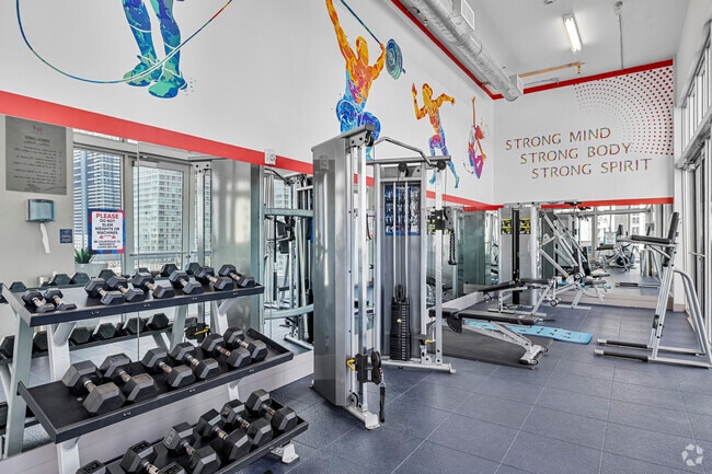 Brickell View Terrace Weight Room - Brickell View Terrace