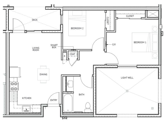 Plano de planta - Meridian