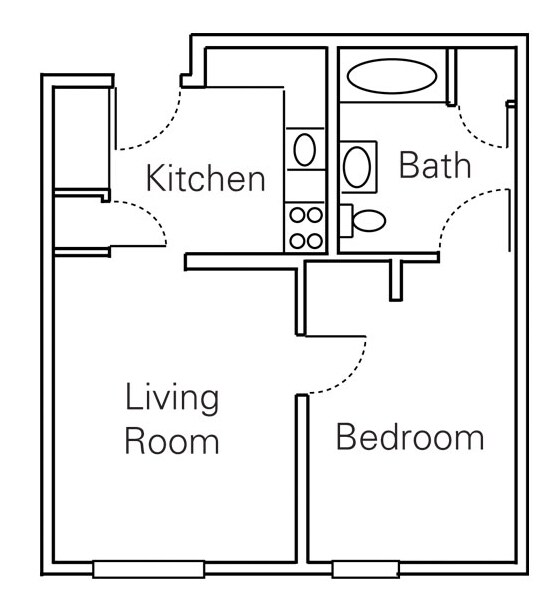 1BR/1BA - Hylton Point II Apartments