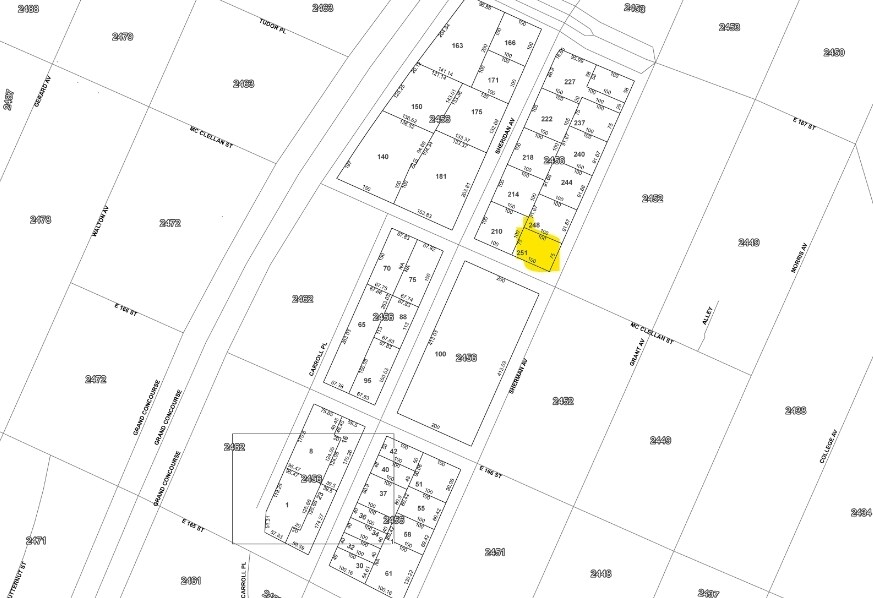 Plat Map - 215 McClellan St