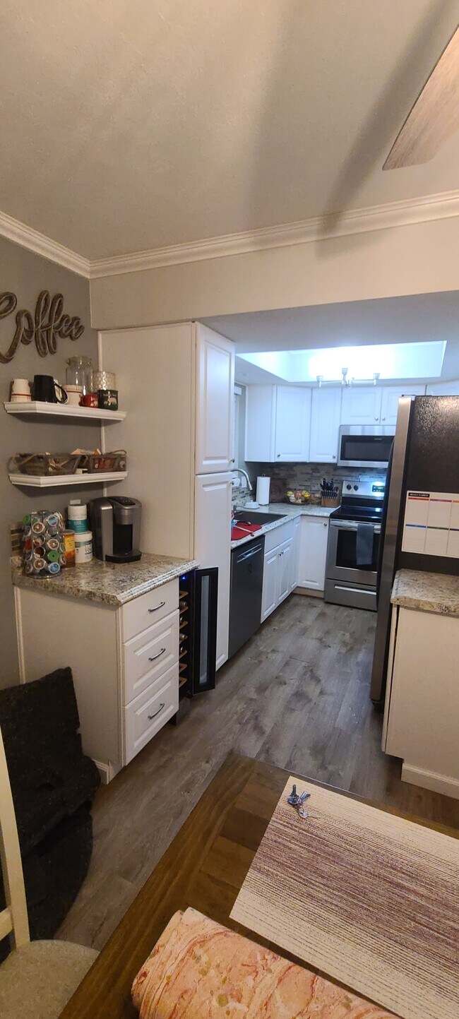 The kitchen with a coffee nook and small wine fridge - 2311 Stepping Stones Way