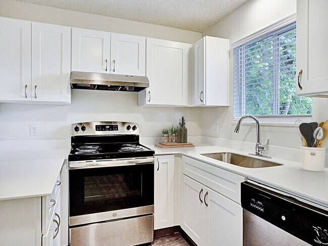 Cocina Sunset Station Apartments Portland, Oregón - Sunset Station Apartments