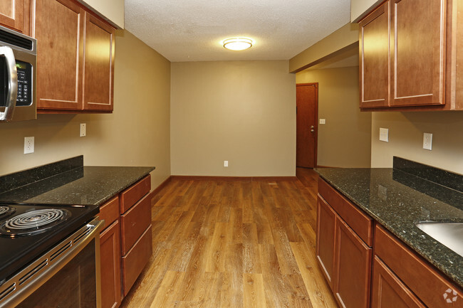 Two Bedroom - Kitchen - Riverwest Apartments