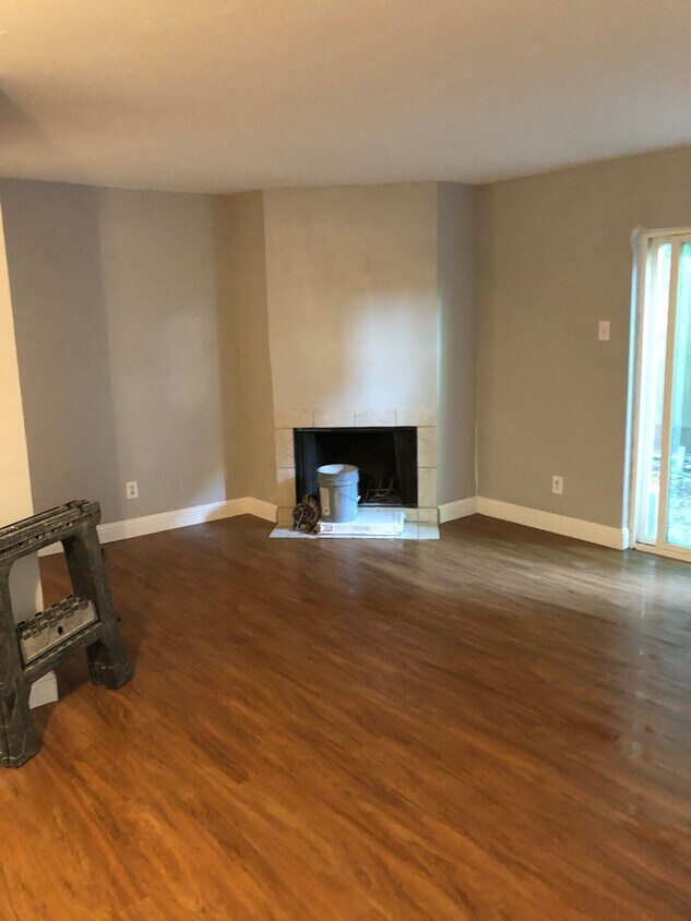 Living Room Fireplace - 4429 Bowser Ave