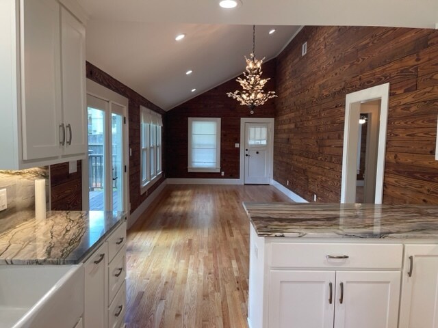 Living/Dining Looking Towards Front Door - 1031 Dunbar St