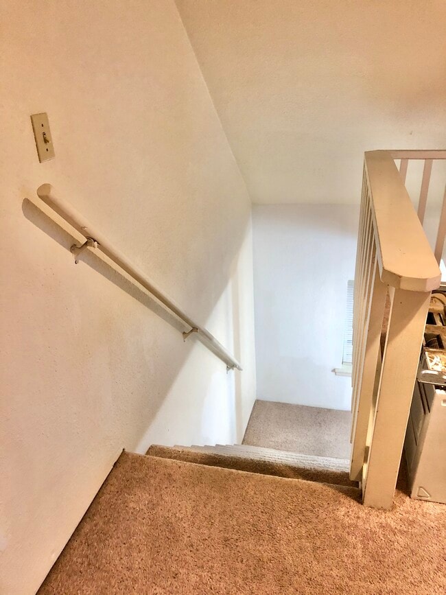 stairs, looking down - 1007 W Main St