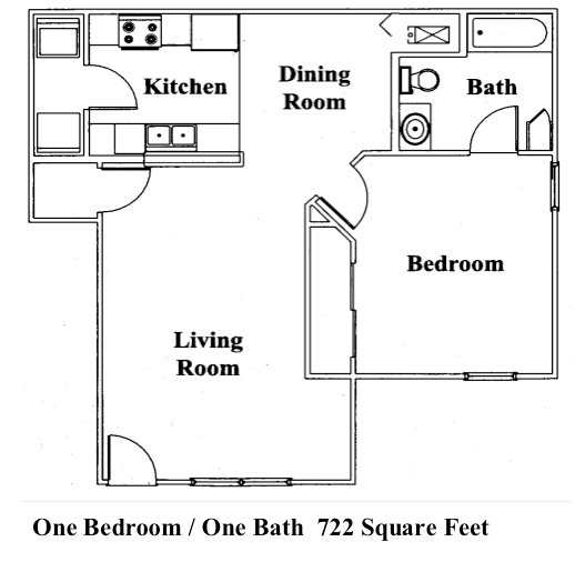 1HAB/1BA - Elizabeth Place Apartments