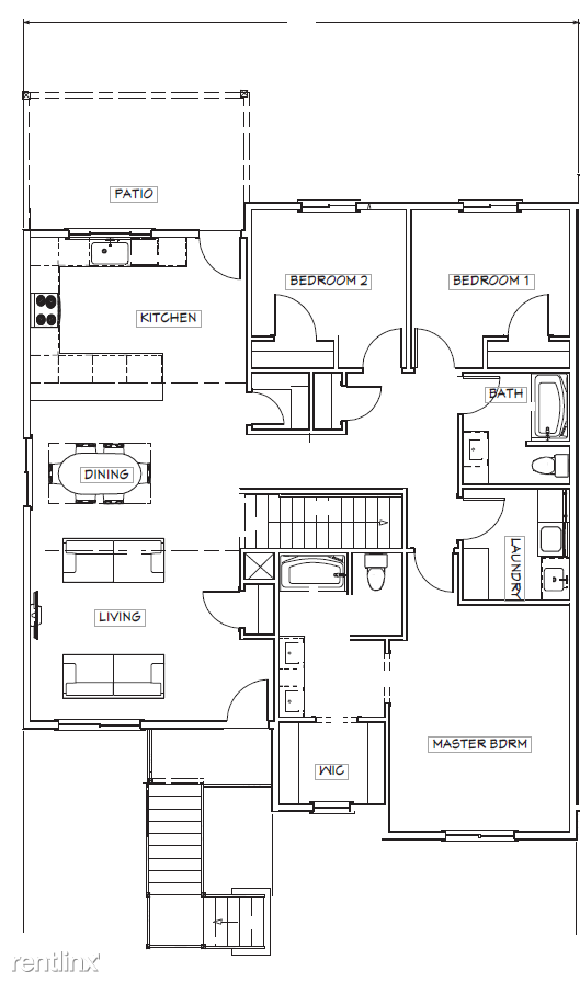 Foto del edificio - 3 br, 2 bath Duplex - 1316 North Coach Drive