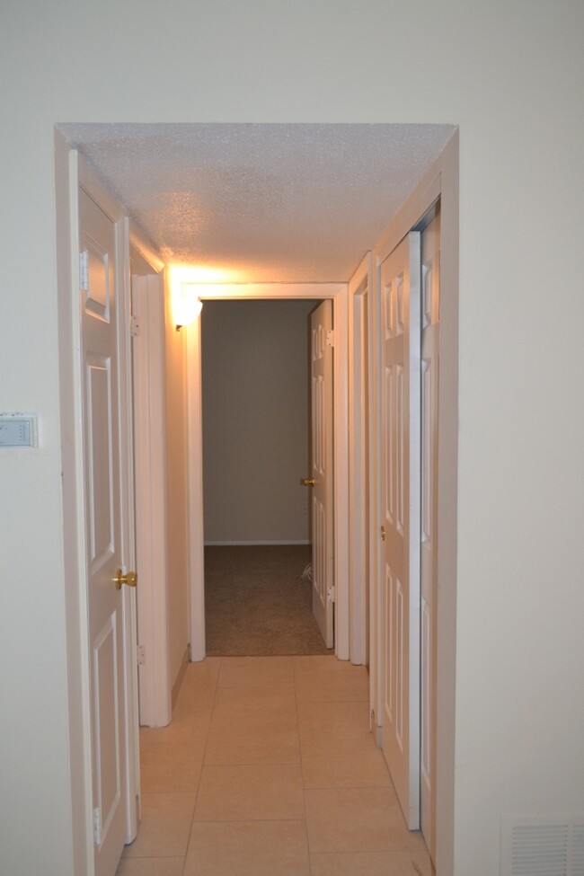 2/1 Hallway between living room and bedrooms - Midway Court Apartments