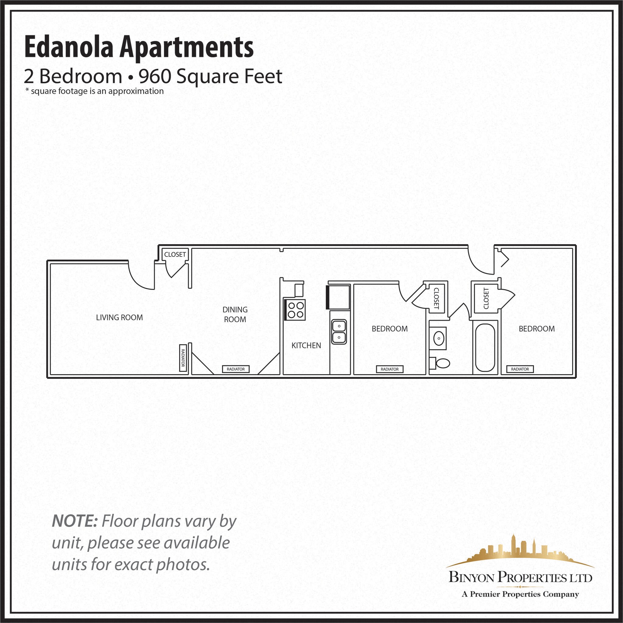 Edanola Apartments – 2 Bedroom