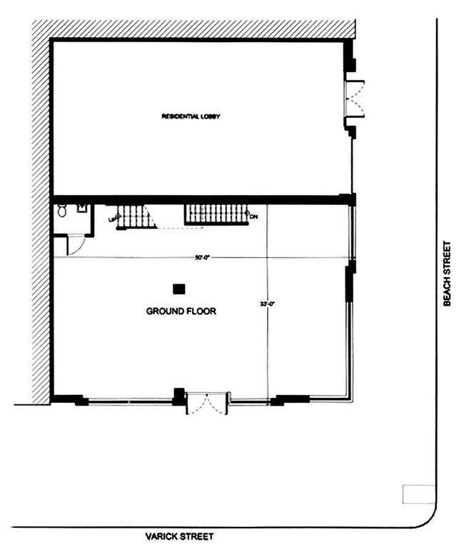 Planta baja, 1.660 ft² - 26-28 Varick St