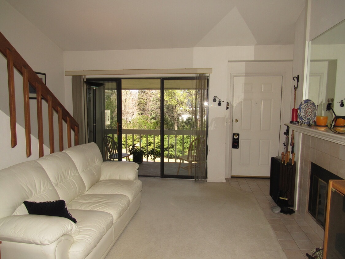 Living room and balcony - 50 S Boulder Cir