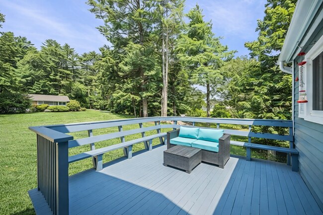 Welcoming front porch over looking the yard - 16 Miller Rd