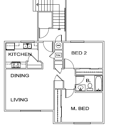 2BR/1BA - Squaw Valley Apartments