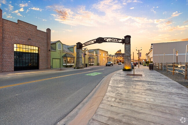 A golden sun sets on quaint Temecula.