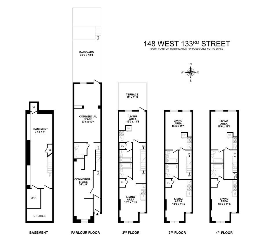 Floor plan - 148 W 133rd St