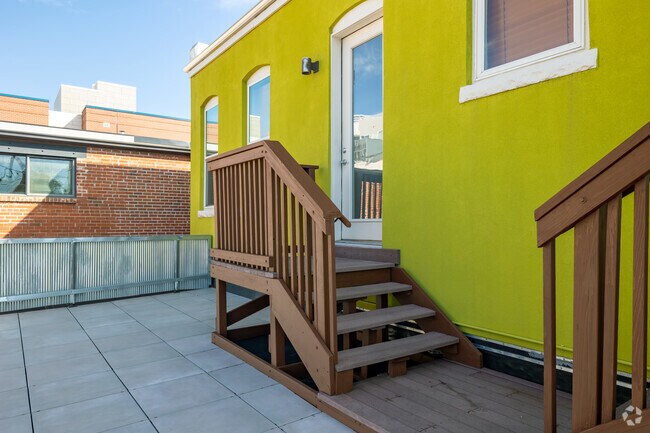 Rear Entrance - Highland Hall