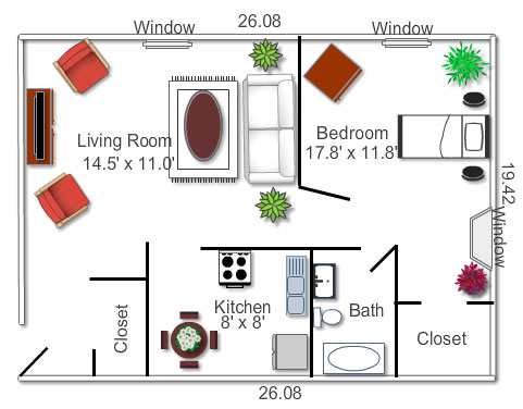 Lawn Village – One Bedroom
