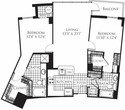 2 Bedroom- 1227