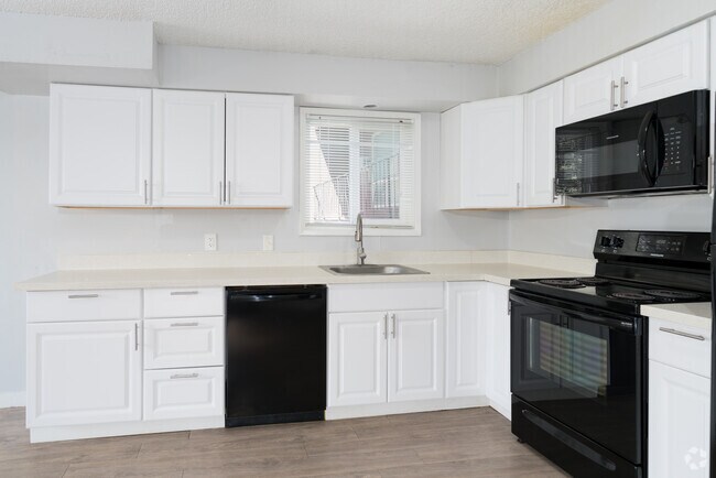 1HAB, 1BA - 672 ft² - Cocina - Cougar Ridge Apartments