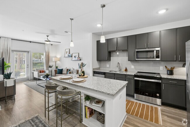 A2 - 1HAB, 1BA - 756 ft² - Cocina - Slate Nexton