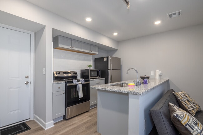 1BR, 1BA - 361SF - Kitchen Area - University Digs Apartments