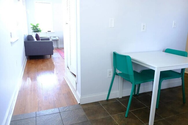 Kitchen and Living Room - 115 E Girard Ave
