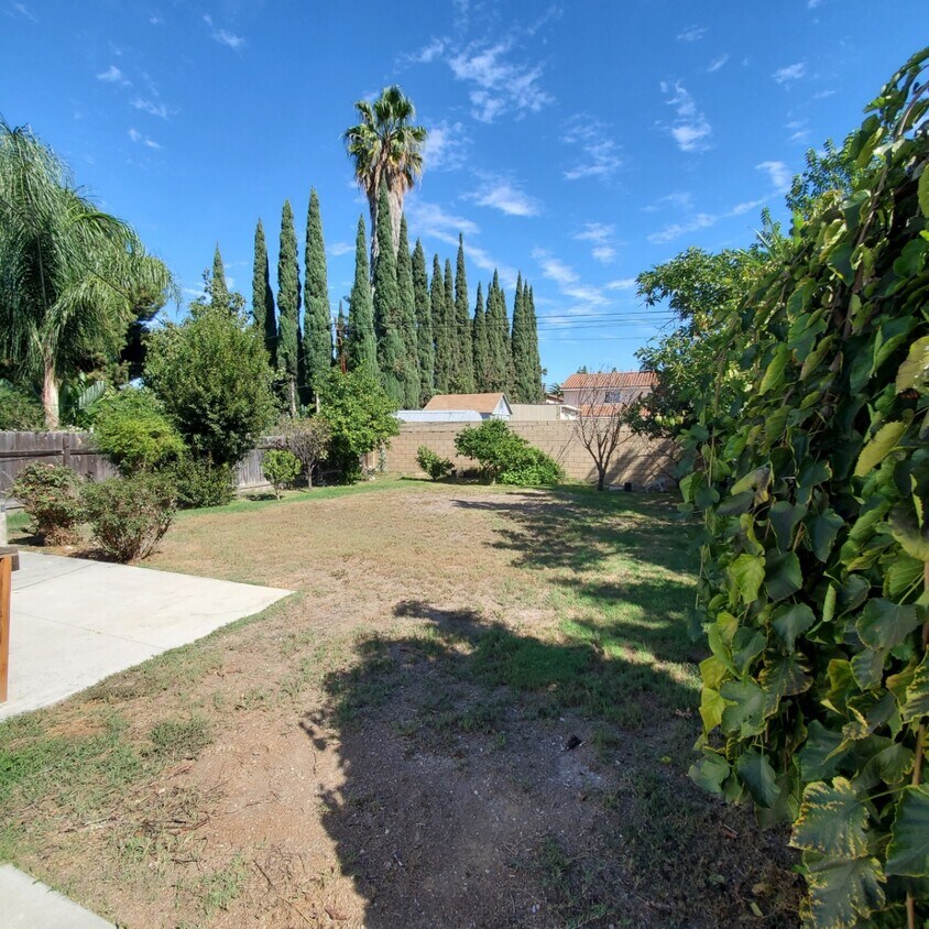 Backyard view - 5572 Kingman Ave