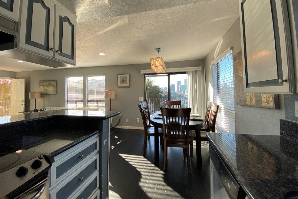 View from the kitchen to the dining table - 2121 B St