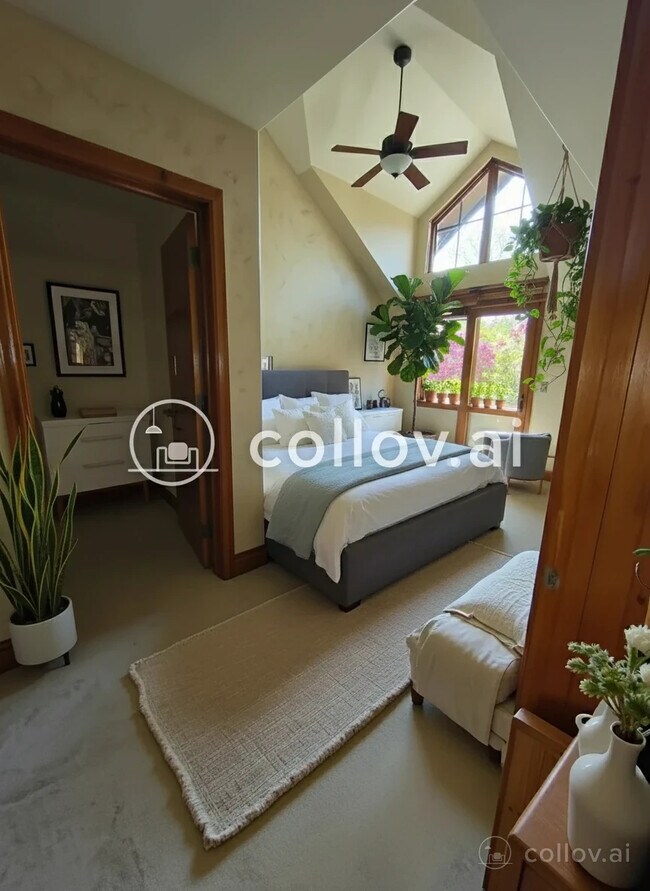 Staged Main Bedroom, unit is unfurnished - 998 W Beaver Creek Blvd