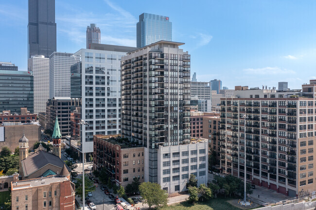 Aerial Photo - The Edge Lofts and Tower