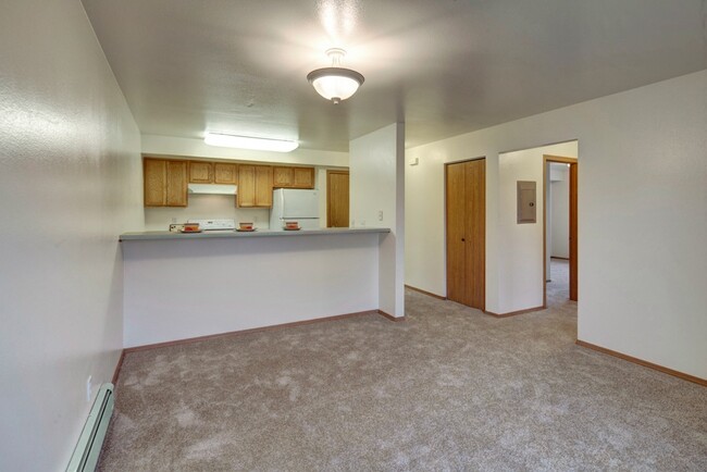 Strawberry Lane Apartments - Living Room and Kitchen - Strawberry Lane